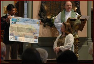 Consecration of bread and wine at the Eucharist