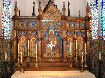 The altar of the Advent Chapel at St. George’s